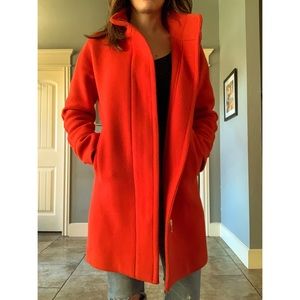 J. Crew City Coat - Orange Sz 2